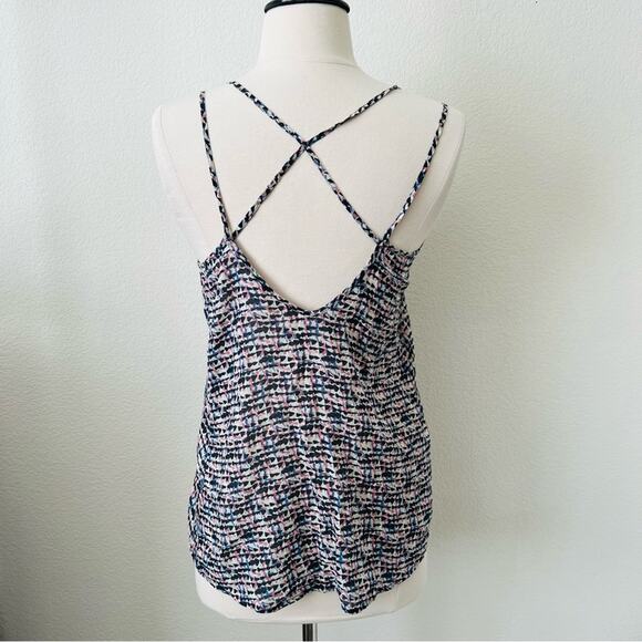 BCBGeneration double strap strappy print tank top - Picture 5 of 7